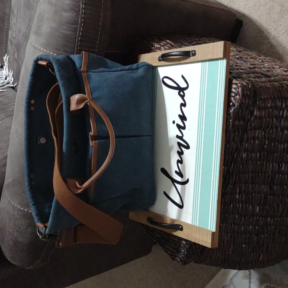 Denim computer bag
